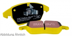 EBC-Bremsbeläge, Yellowstuff, Achssatz, HA, Audi, Seat, Skoda, VW