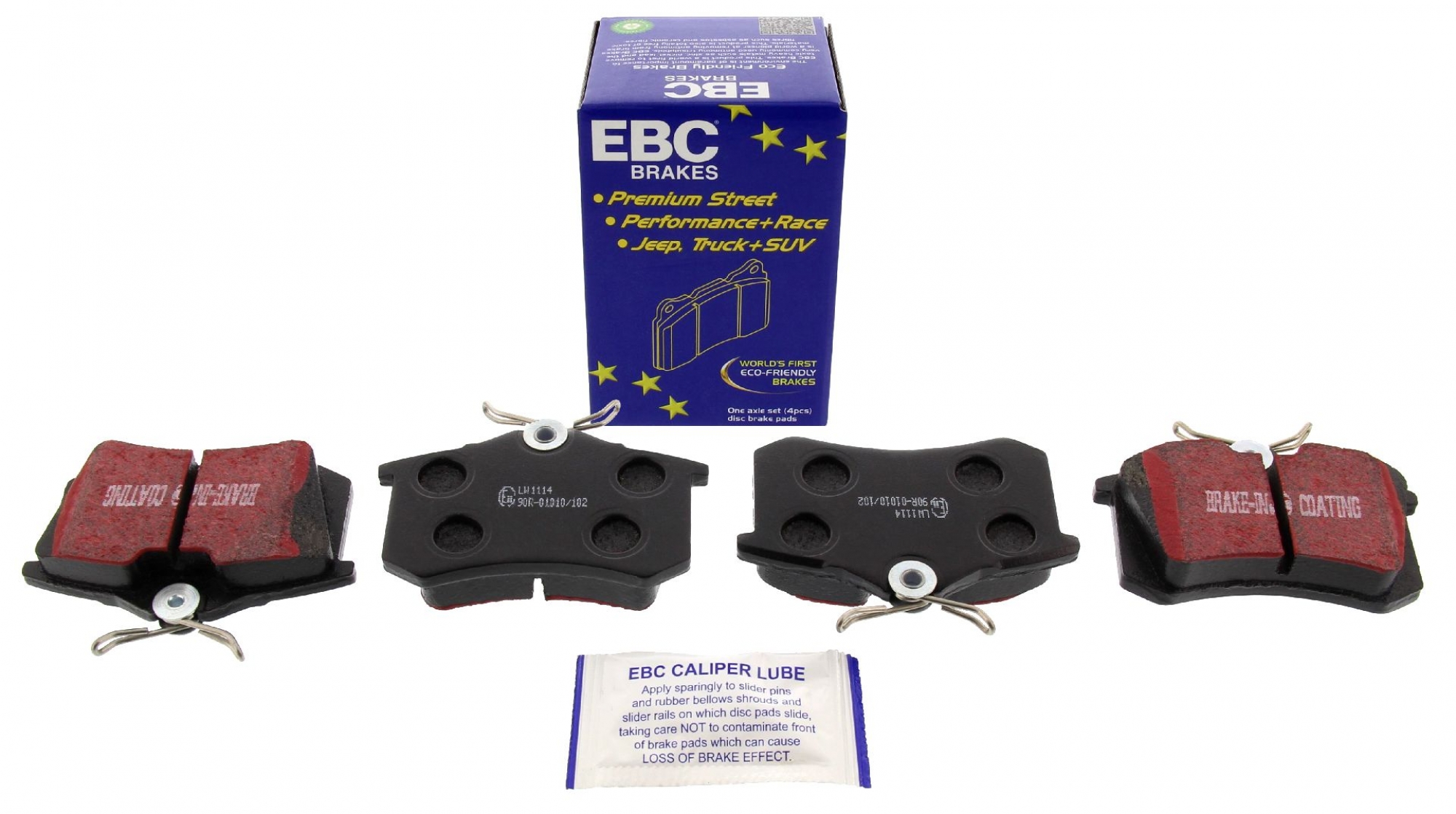 EBC-Bremsbeläge, Blackstuff, Achssatz, HA, Audi, Citroen, Peugeot, Seat, Skoda, VW