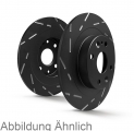 EBC-Bremsscheiben, Black Dash Disc (2-teilig), VA, Audi A4 ,A5, A6