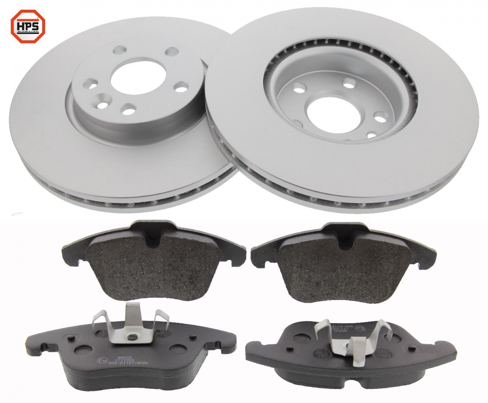 HPS-Carbon-Bremse, Bremsensatz, VA, FORD MONDEO IV, GALAXY II, S-MAX, VOLVO V70 III