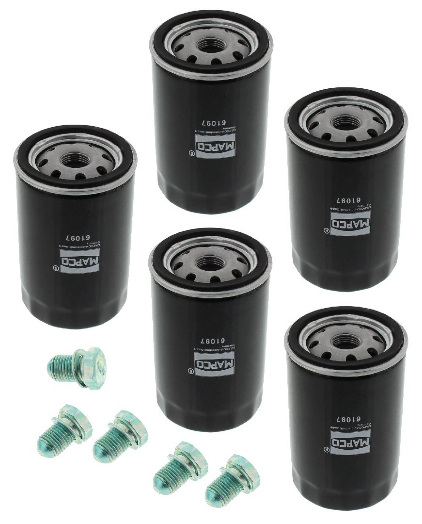 Ölfilter-Set (5-teilig) inkl. Ölablassschraube, Audi CABRIOLET (8G7, B4) 2.0 E