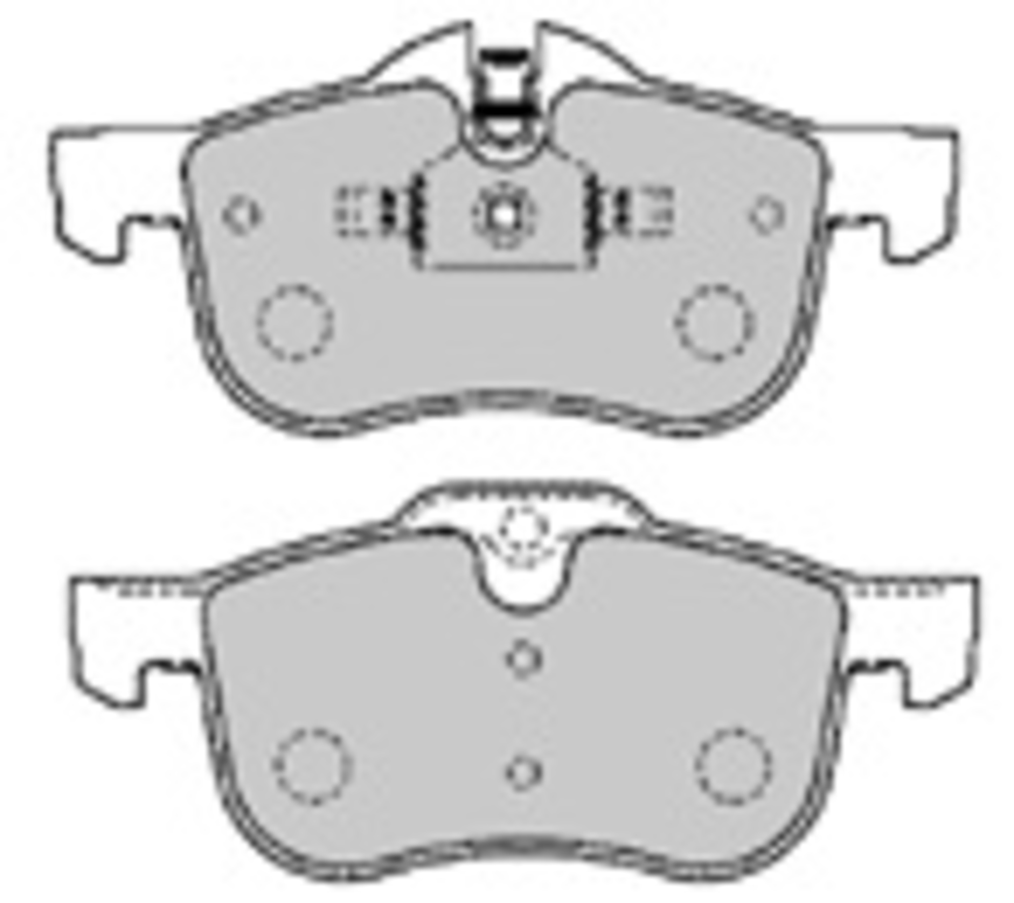 Bremsbelagsatz, Scheibenbremse, Vorderachse, MG, ROVER