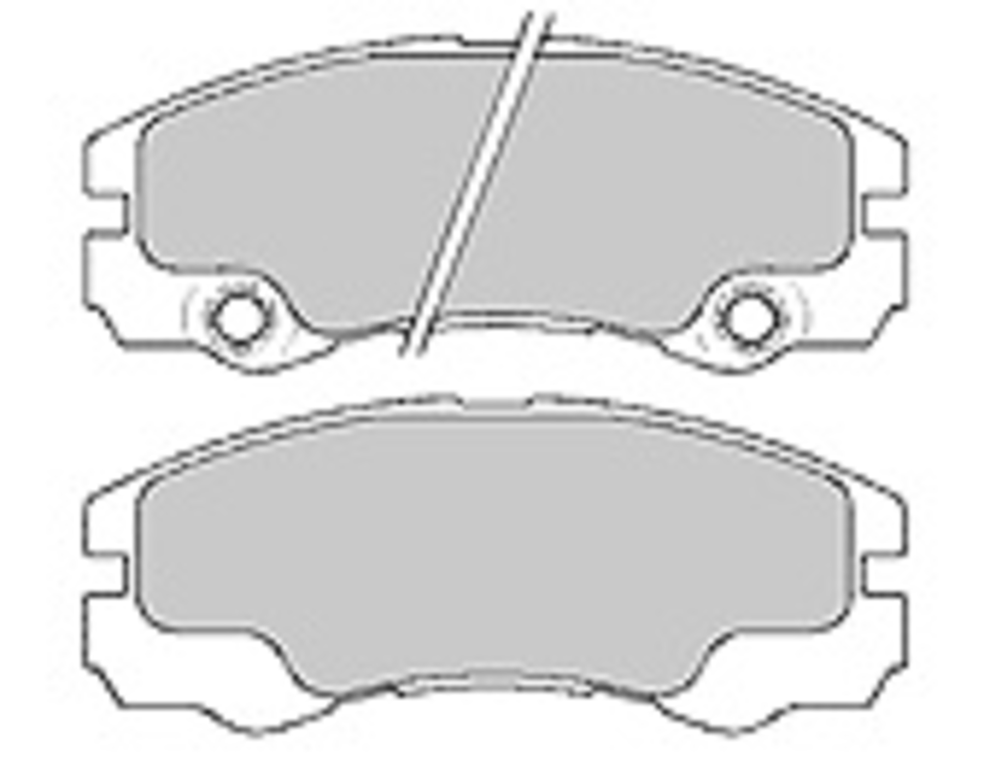 Bremsbelagsatz, Scheibenbremse, Vorderachse, OPEL, VAUXHALL