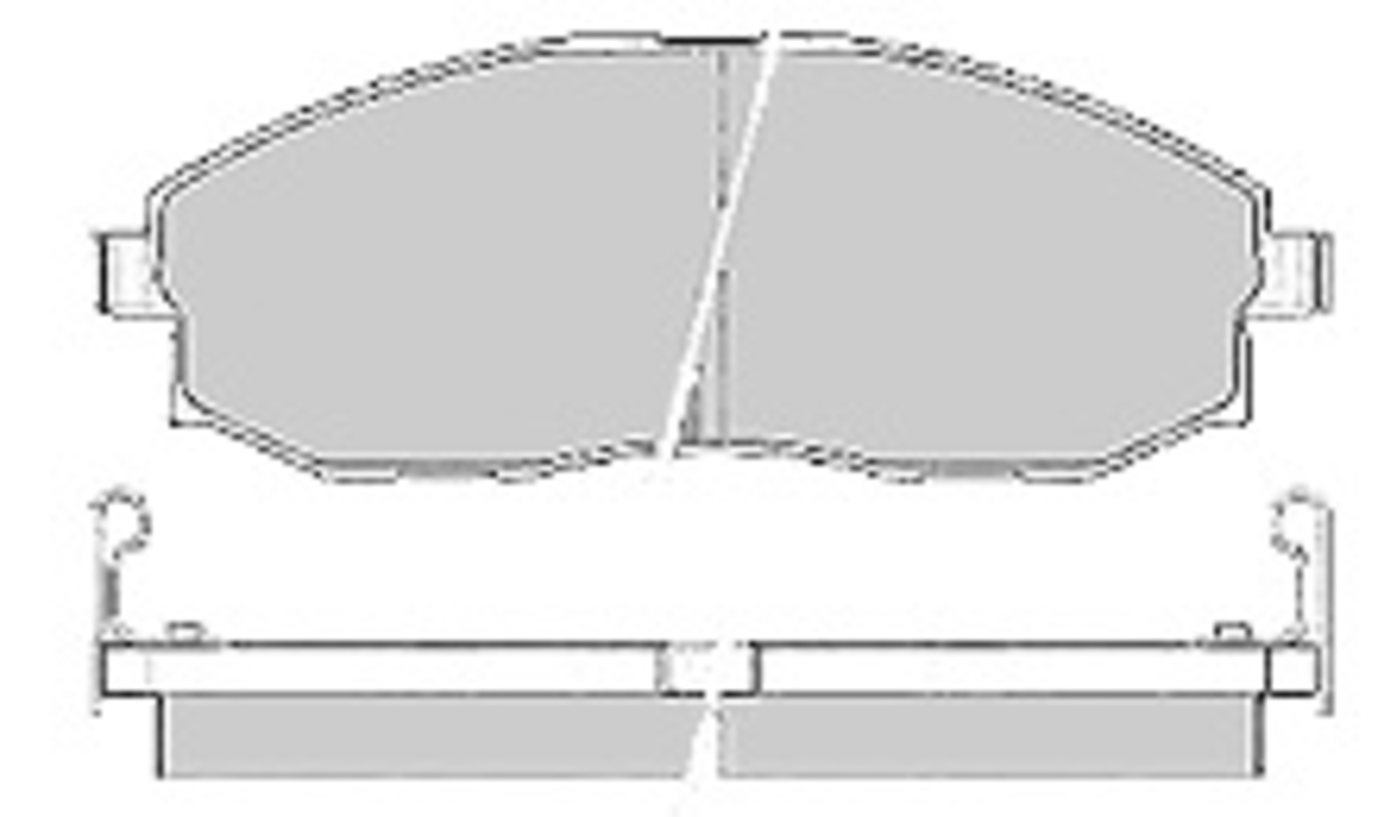 Bremsbelagsatz, Scheibenbremse, Vorderachse, HYUNDAI