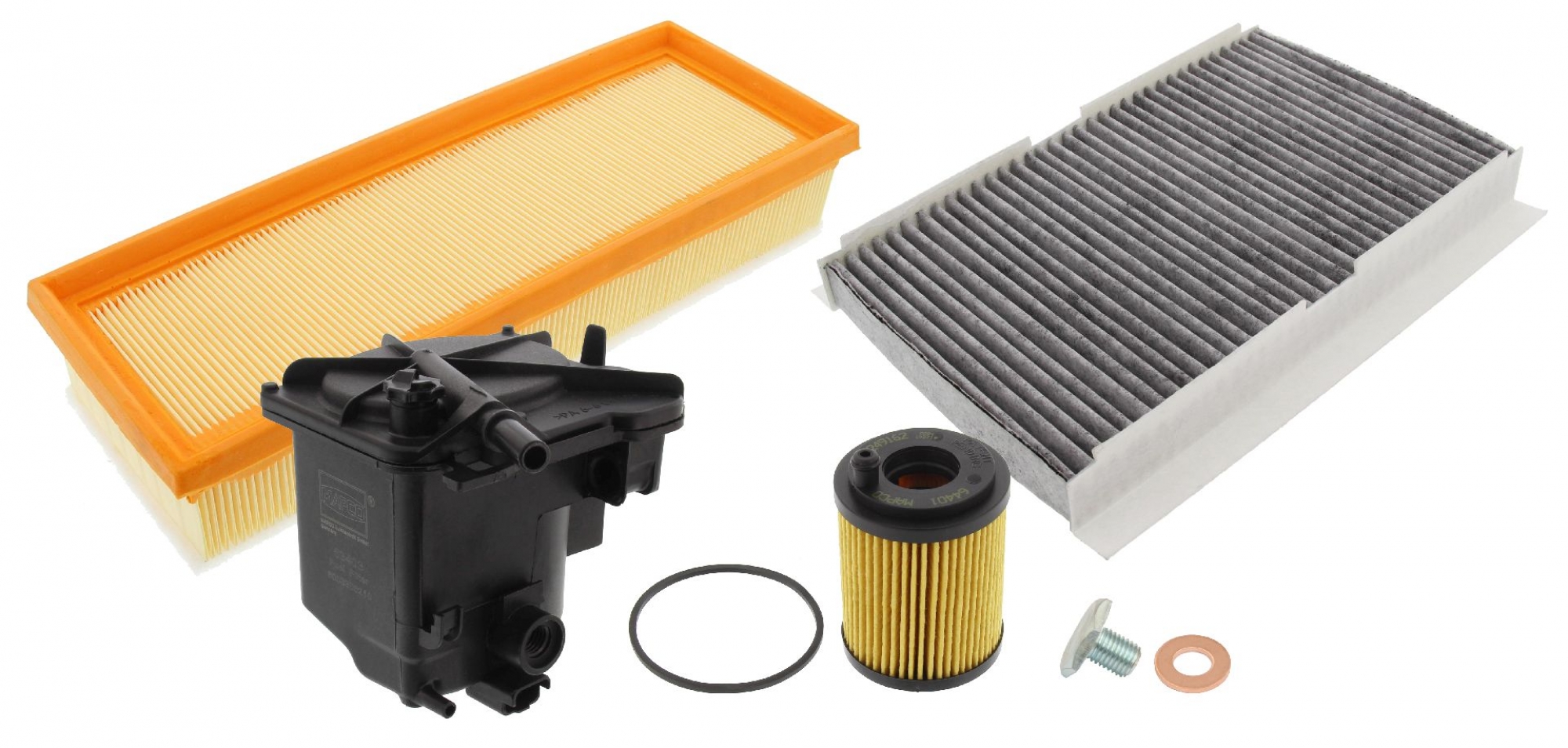 Filter-Satz, Citroën C2, C3, C4, Peugeot 1007, 307