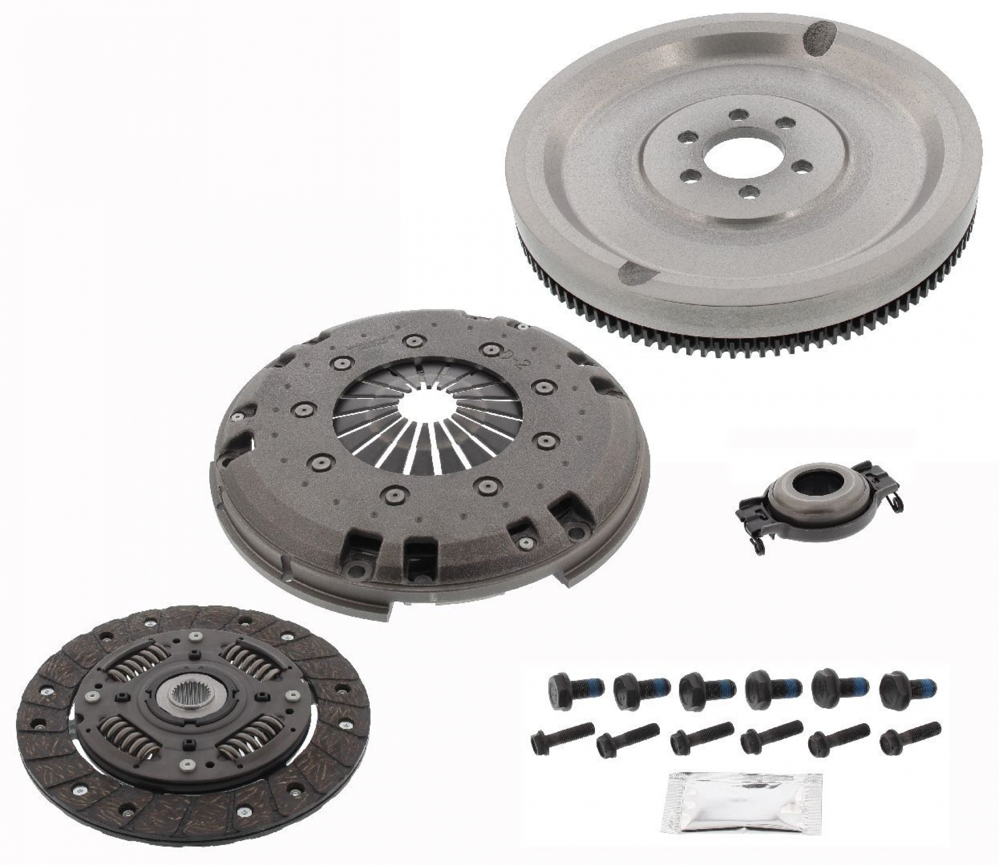 Kupplungs-Umrüstungssatz von Zweimassenschwungrad auf Einmassenschwungrad, Seat, VW