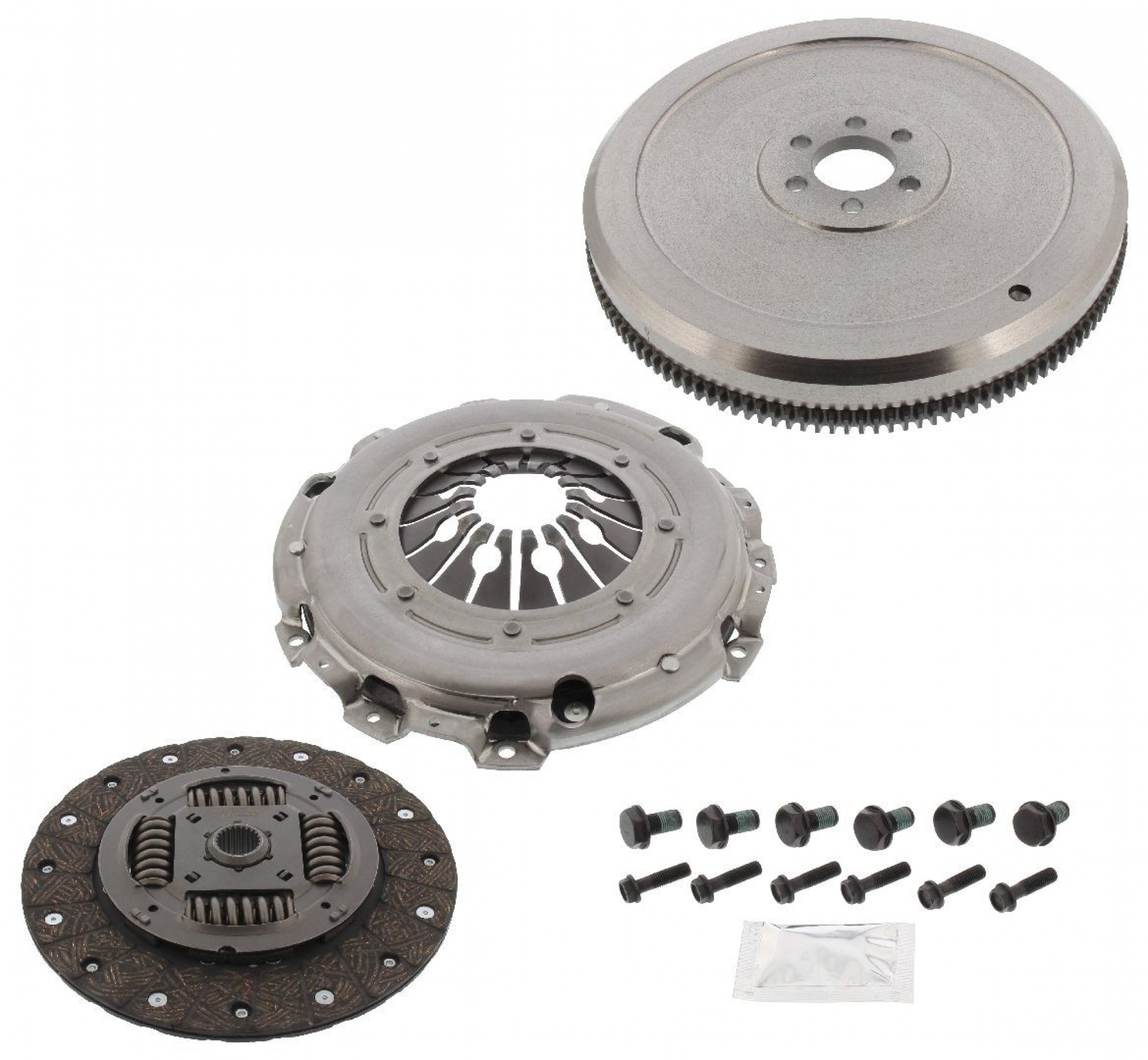 Kupplungs-Umrüstungssatz von Zweimassenschwungrad auf Einmassenschwungrad, Audi, Seat, Skoda, VW