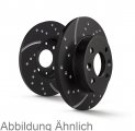 EBC-Bremsscheiben, Turbo Groove Disc Black (2-teilig), HA, Ford Fiesta