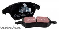 EBC-Bremsbeläge, Blackstuff, Achssatz, HA, Audi, Seat, Skoda, VW