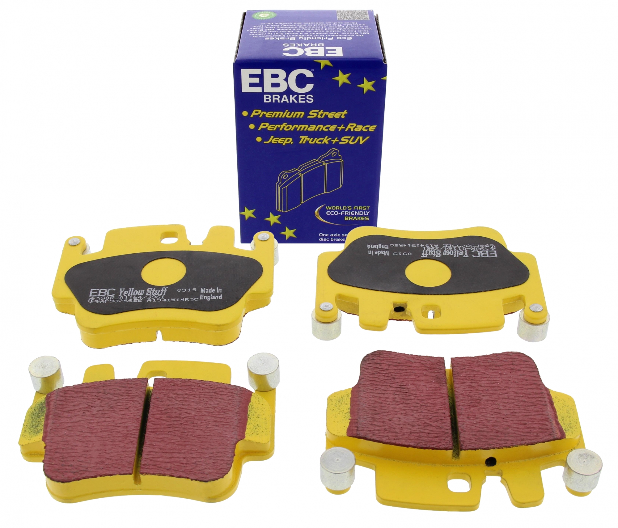 EBC-Bremsbeläge, Yellowstuff, Achssatz, HA, Porsche 911