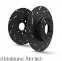 EBC-Bremsscheiben, Black Dash Disc (2-teilig), HA, Audi, Seat, Skoda, VW