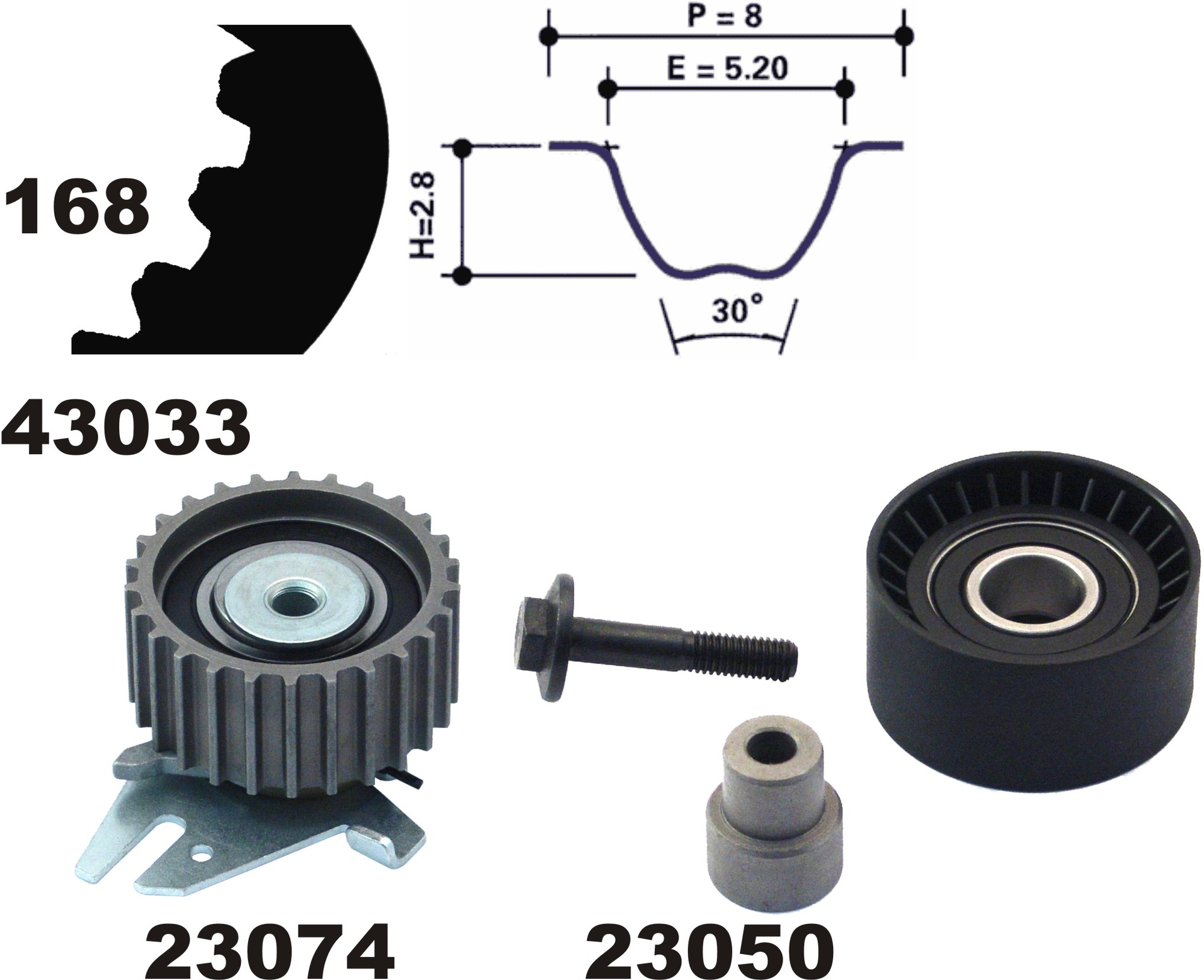 Zahnriemensatz, Satz, ALFA ROMEO, FIAT, LANCIA