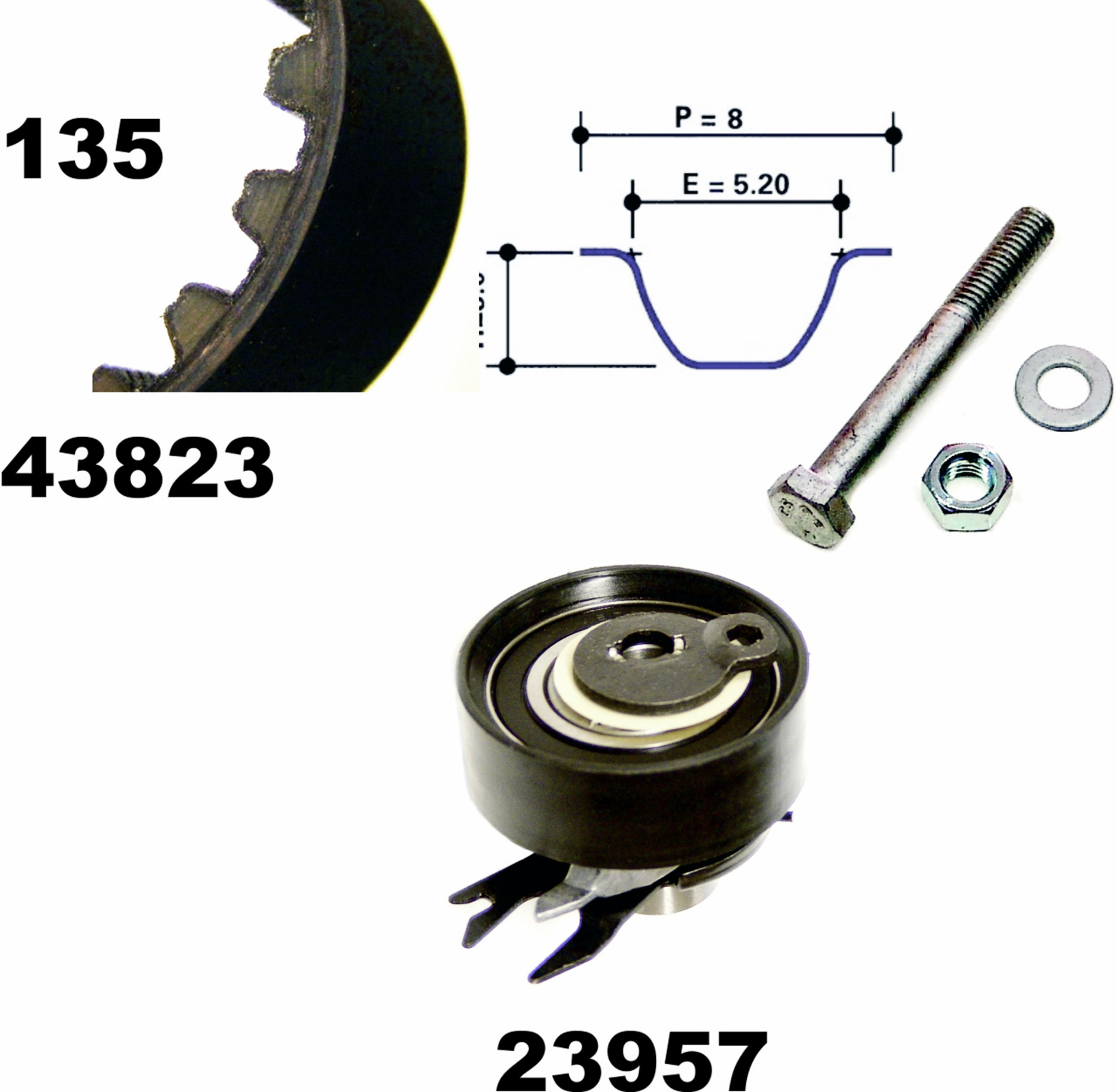 Zahnriemensatz, Satz, SEAT, VW