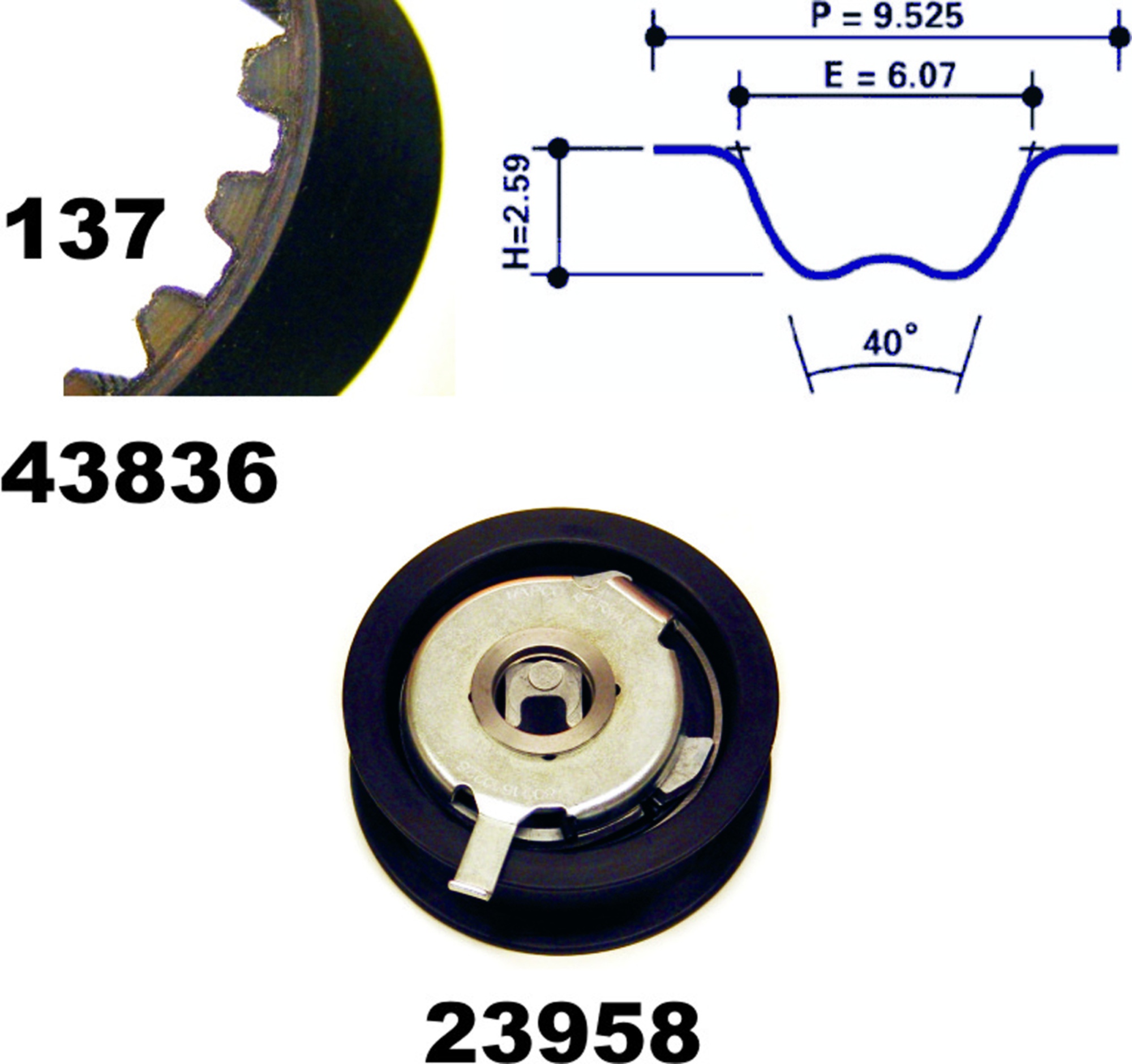 Zahnriemensatz, Satz, SEAT, SKODA, VW