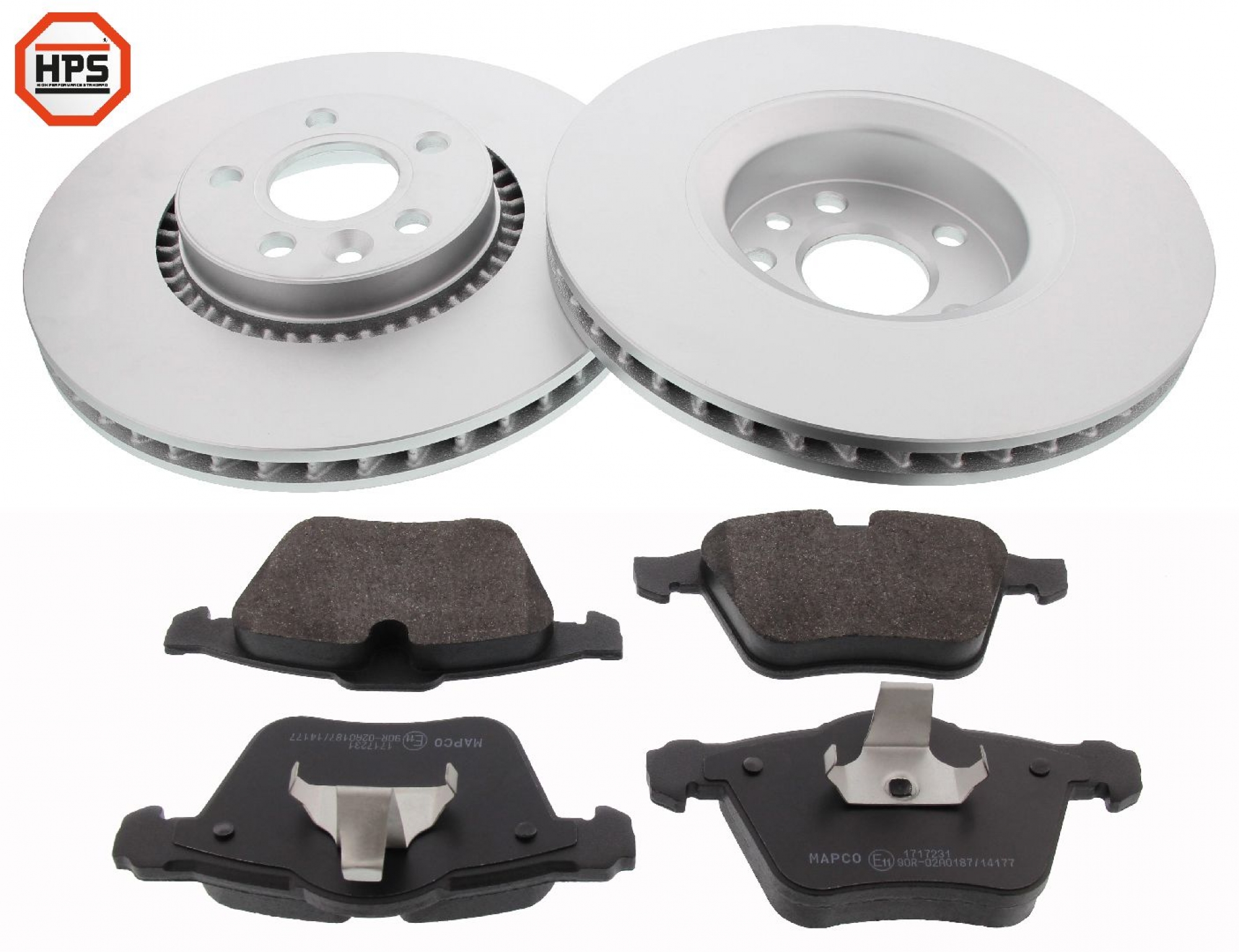 HPS-Carbon-Bremse, Bremsensatz, VA, FORD GALAXY II, S-MAX, VOLVO S60 II, V60, V70 III, S80 II