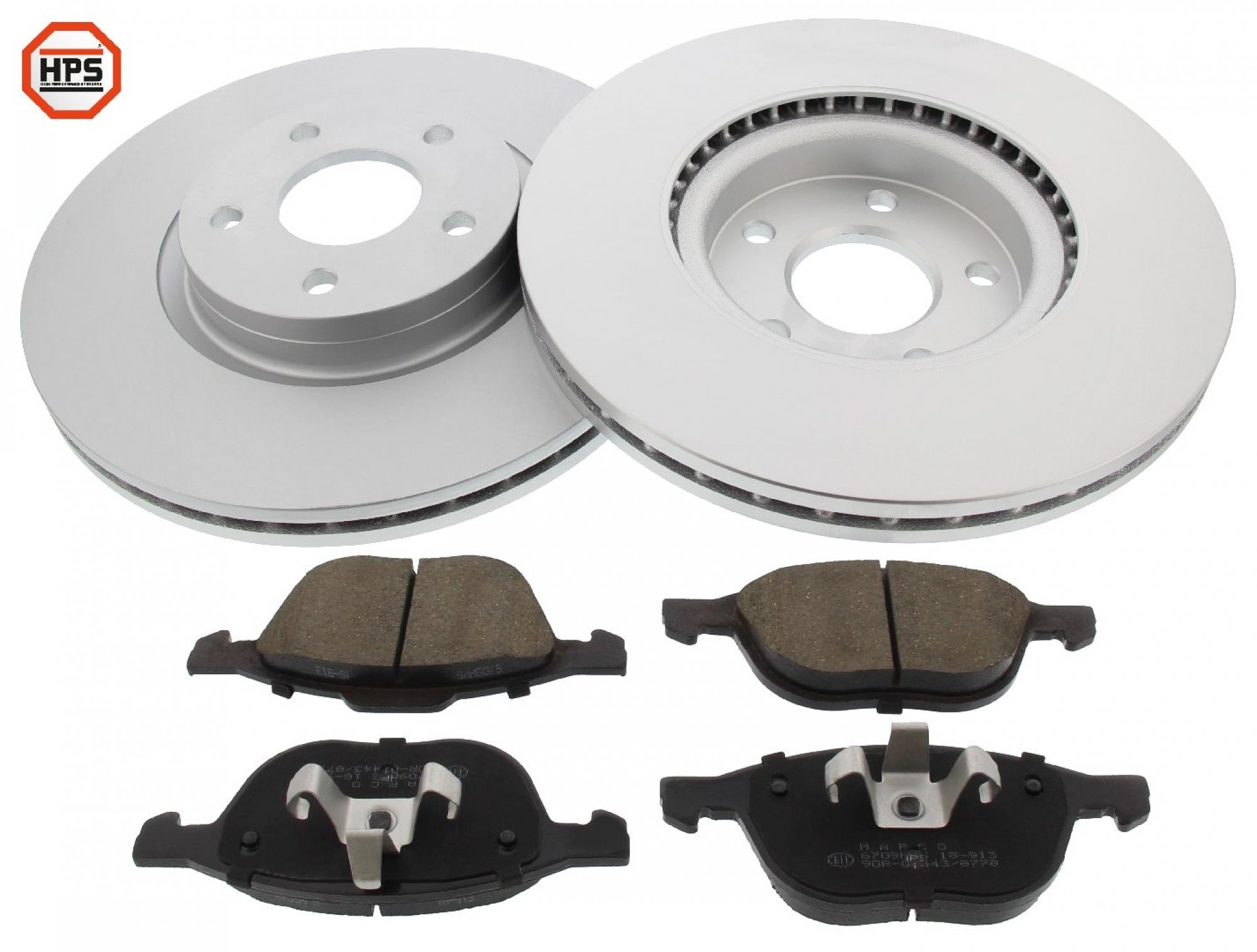 HPS-Carbon-Bremse, Bremsensatz, VA, FORD FOCUS II/III, C-MAX, KUGA I/II, VOLVO C30, S40 II, V50