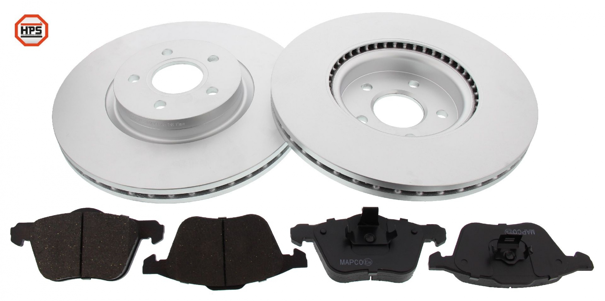 HPS-Carbon-Bremse, Bremsensatz, VA, FORD FOCUS II ST, VOLVO S40 II, V50 (320x25)