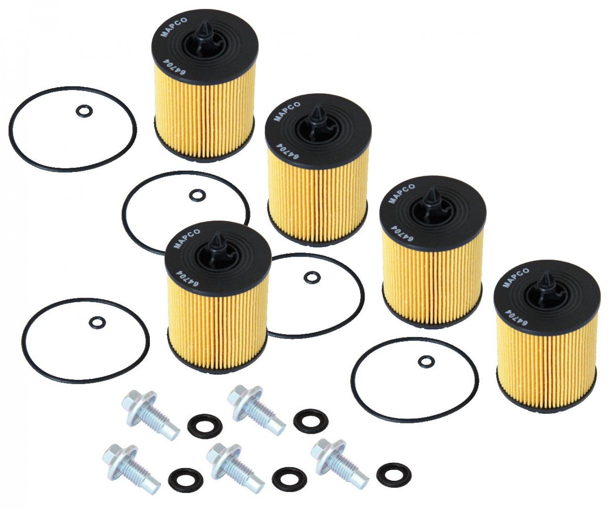 Ölfilter-Set (5-teilig) inkl. Ölablassschraube, OPEL ASTRA G, SIGNUM, SPEEDSTAR, VECTRA B, C, ZAFIRA