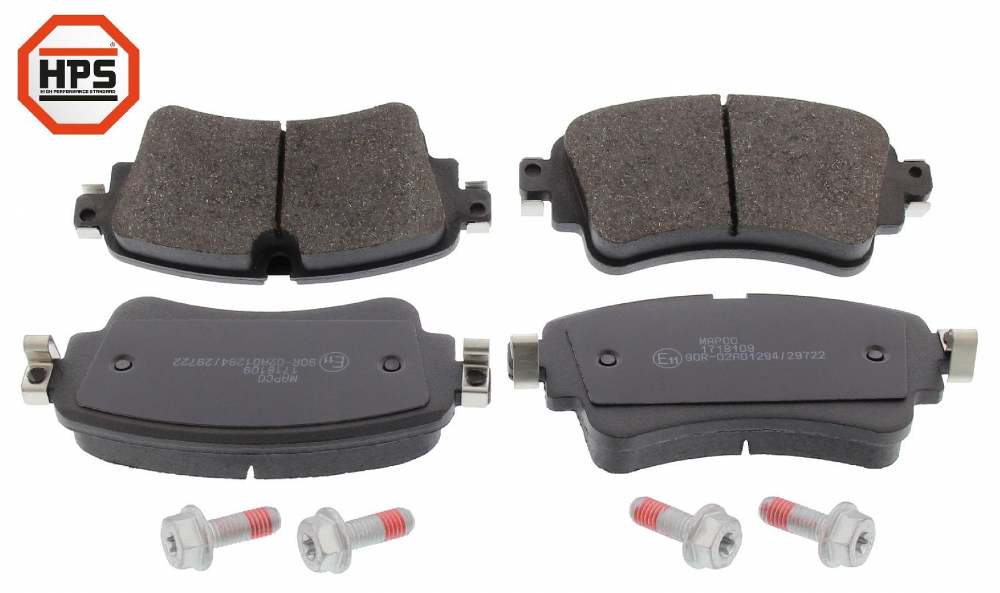 HPS-Carbon-Bremse, Bremsbelagsatz, HA, Audi A4, A5, Q5, Q7