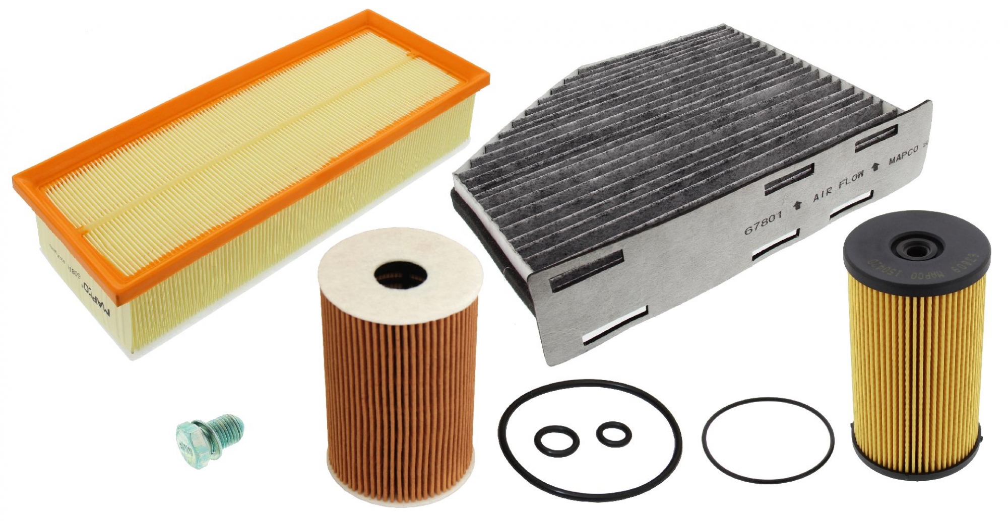 Filter-Satz, Audi A3, Seat Altea, Leon, Skoda Superb, VW Jetta